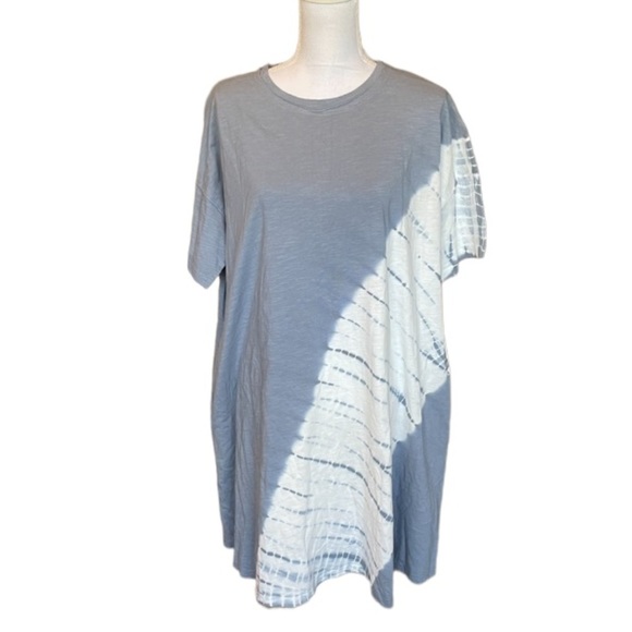 easel Dresses Easel Oversized Slouchy Tie Dye Dip Dye Boyfriend